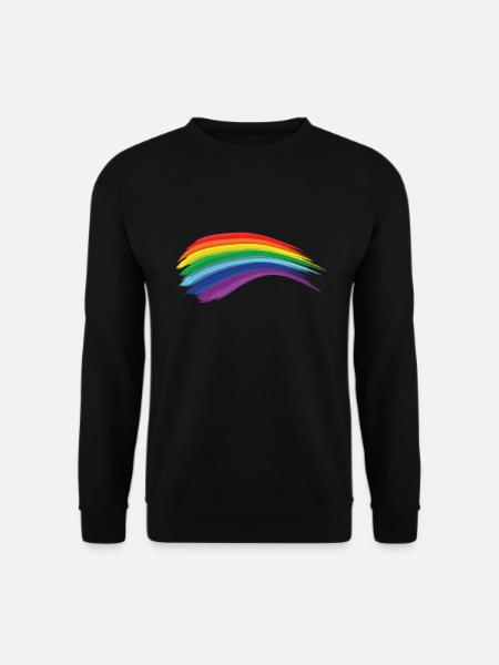 Regenbogen LGBTQ Homosexuell Gay - Unisex Pullover - Schwarz