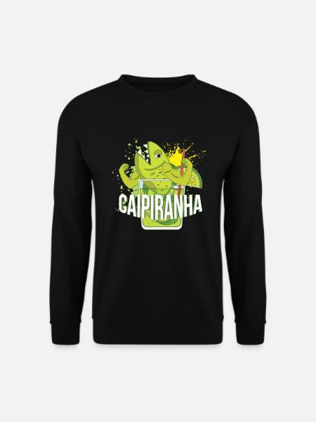 Caipiranha Cocktail Alcohol Party - Unisex Sweatshirt - black