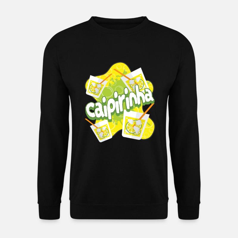 Caipirinha Cocktail Alcohol Party - Unisex Sweatshirt - black
