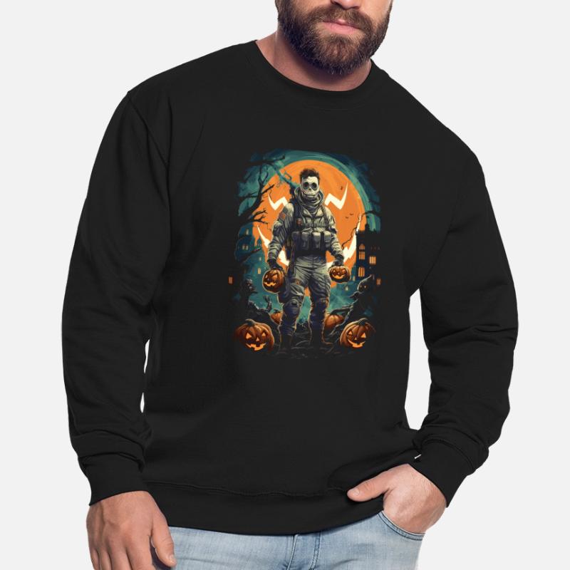 Spooky Fall Out Nuclear Halloween Apocalypse Sweat-shirt Unisexe