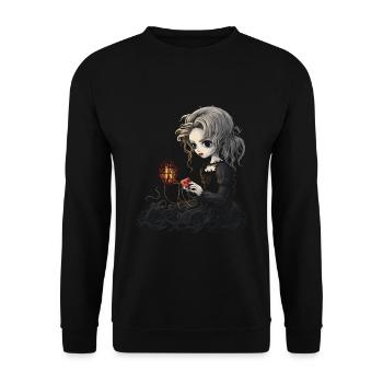 Zombies artisanaux effrayants pour Halloween - Sweat-shirt Unisexe - noir - Devant - Alina (178cm) & Michal (187cm)