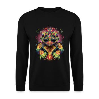 Œuvre d’art Festival EDM Art - Sweat-shirt Unisexe - noir - Devant - Alina (178cm) & Michal (187cm)
