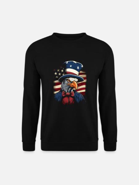 Thanksgiving American Pilgrim Turkey - Unisex Sweatshirt - black