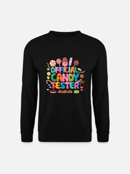Candytester Fruchtgummi Süßigkeit Süßes - Unisex Pullover - Schwarz