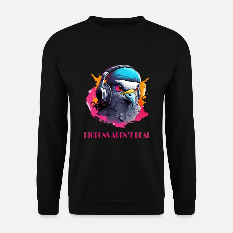 Eagle avec casque - Sweat-shirt Unisexe - noir