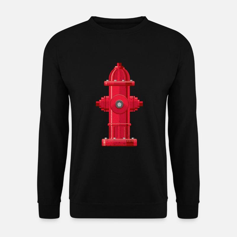Hydrant Feuerwehr Kinder - Unisex Pullover - Schwarz