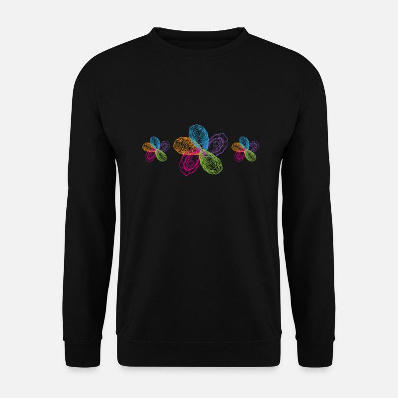 Huîtres Retro Art Shell - Sweat-shirt Unisexe - noir