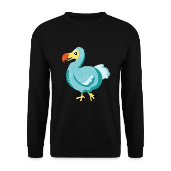 Kids Dodo Bird Little Bird - Unisex Sweatshirt - black - Front - Alina (178cm) & Michal (187cm)