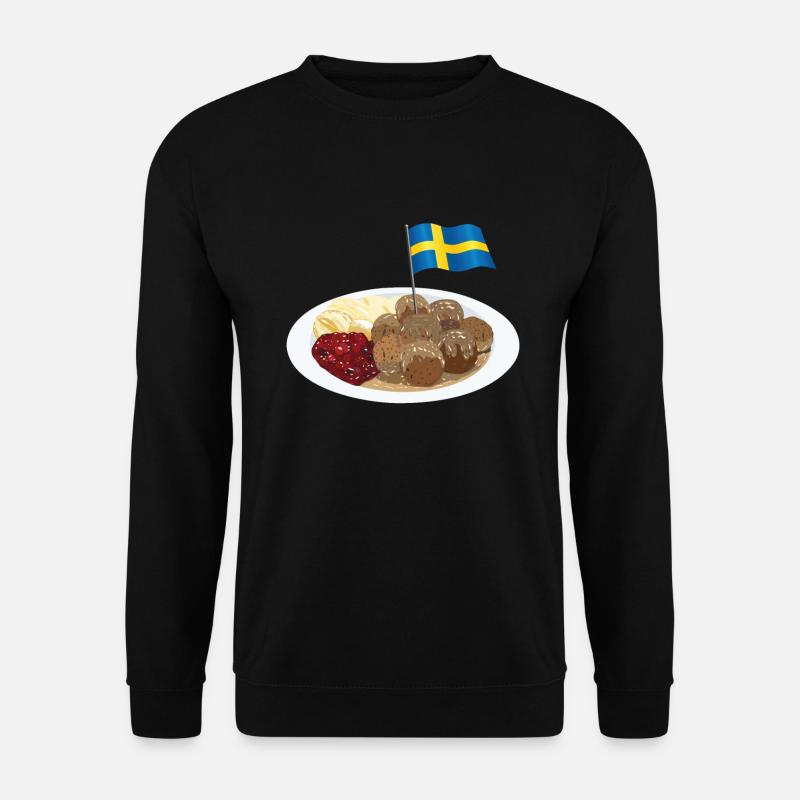 Sweden Meatballs Swedish - Unisex Sweatshirt - black