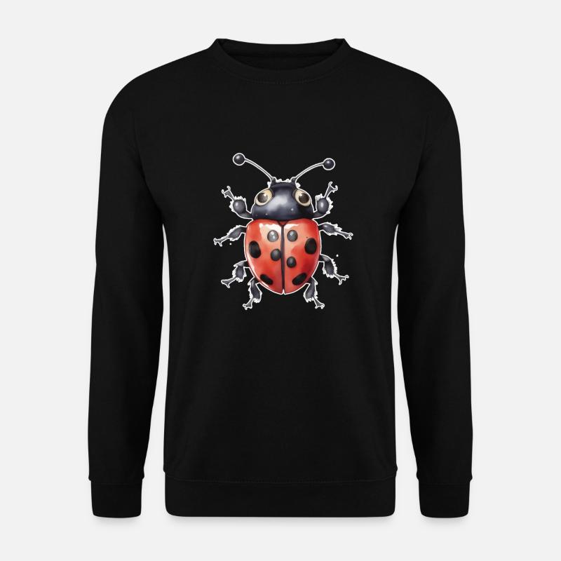 Ladybug Cute Insect Kids - Unisex Sweatshirt - black