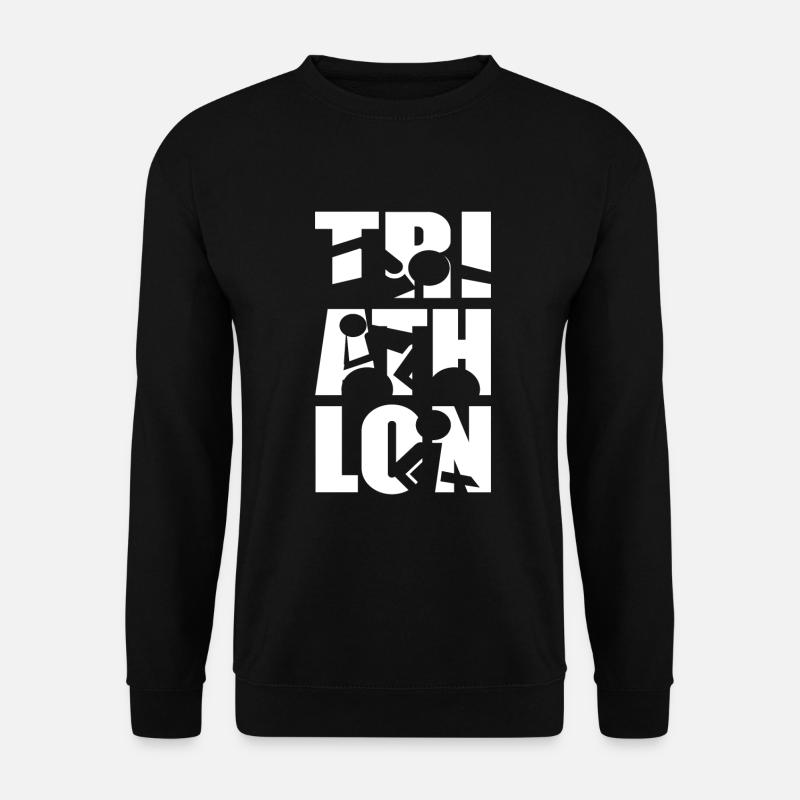 Triathlon Athletes Design Athletes - Unisex Sweatshirt - black