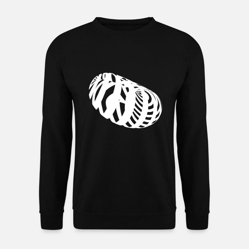 Optical Illusion Illusion Perception - Unisex Sweatshirt - black