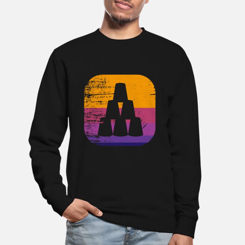 Cup Stacking Retro Unisex Sweatshirt