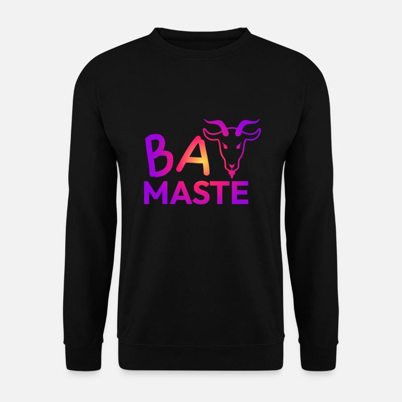 Bamaste Goat Yoga - Unisex Sweatshirt - black