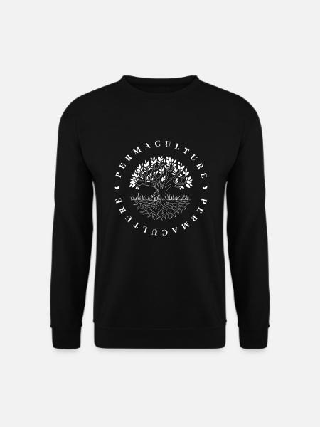 Permaculture Permaculture Garden Bio - Unisex Sweatshirt - black