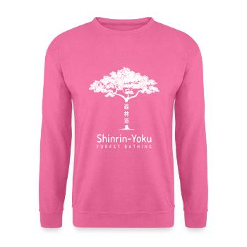 Shinrin Yoku Waldbaden Natur - Unisex Pullover - Pink - Vorne