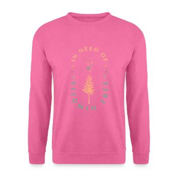 Shinrin Yoku Vitamin Tree Waldbaden - Unisex Pullover - Pink - Vorne