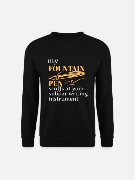 My Fountain Pen Füller Füllfederhalter - Unisex Pullover - Schwarz