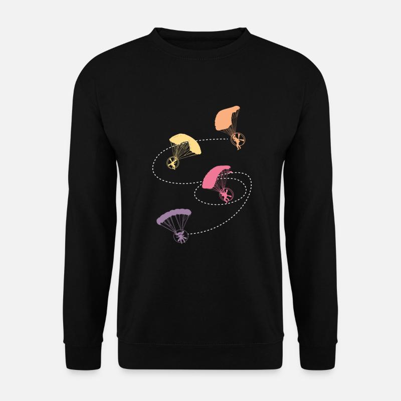 Paramotor Fliegen Paragliding - Unisex Pullover - Schwarz