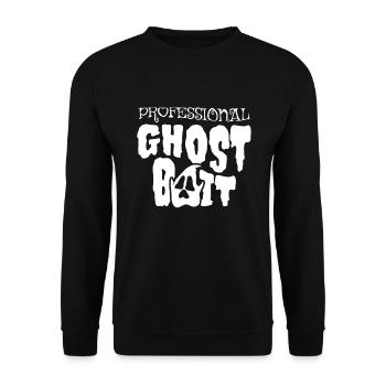 Professional Ghost Bait Halloween - Unisex Sweatshirt - black - Front - Alina (178cm) & Michal (187cm)