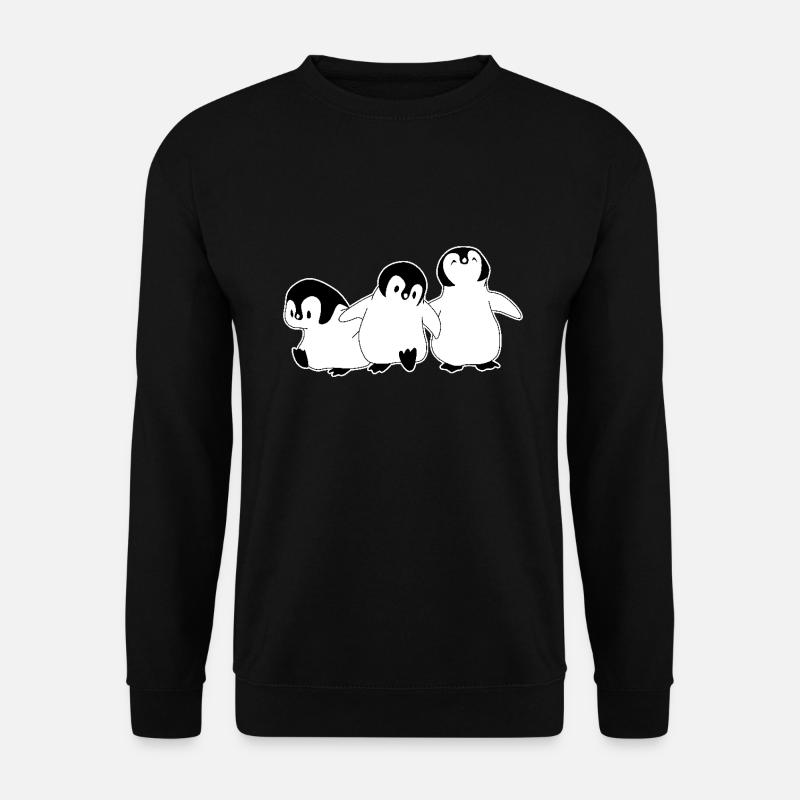 Cute penguins - Unisex Sweatshirt - black