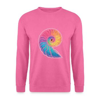 Colorful Ammonites Fossils Prehistoric Times - Unisex Sweatshirt - pink - Front
