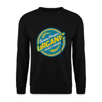 Vegetables from the region - Unisex Sweatshirt - black - Front - Alina (178cm) & Michal (187cm)