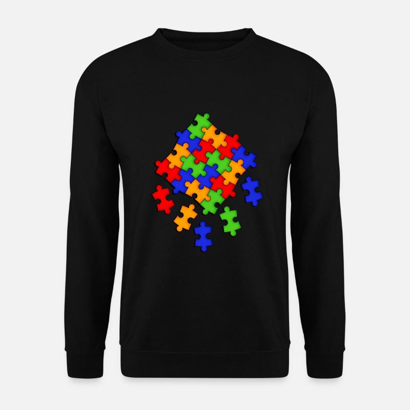 Cube Pattern - Unisex Sweatshirt - black