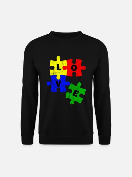 Dear Puzzle - Unisex Sweatshirt - black