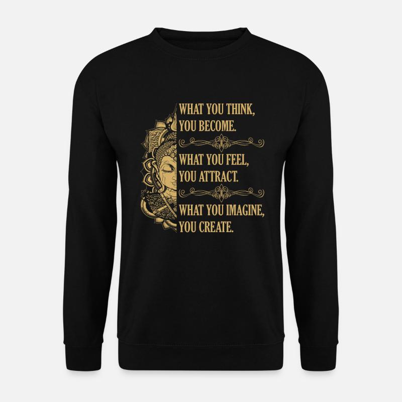Buddhist wisdom - Unisex Sweatshirt - black