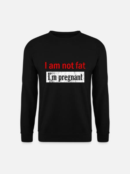 Être enceinte - Sweat-shirt Unisexe - noir