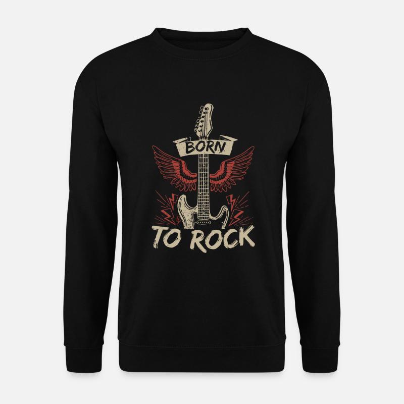 né au rock - Sweat-shirt Unisexe - noir