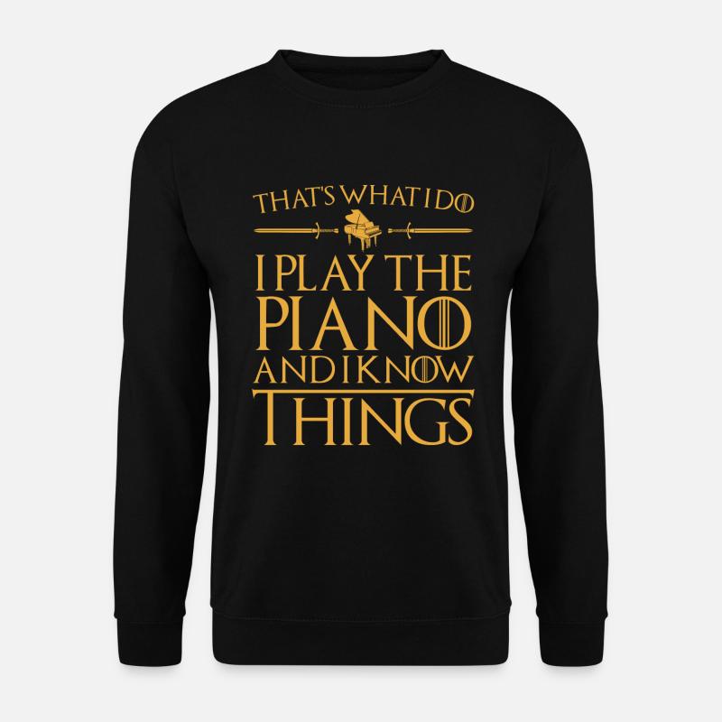 Klavier GOT - Unisex Pullover - Schwarz