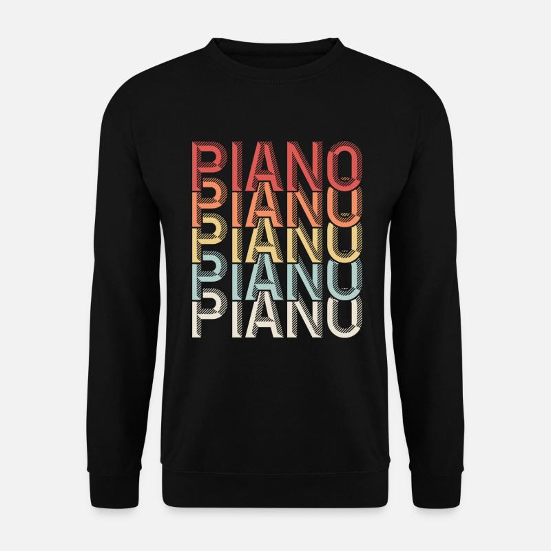 Klavier Klavier Klavier - Unisex Pullover - Schwarz