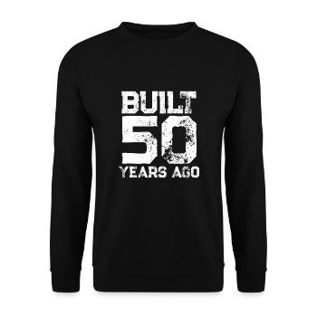 50e anniversaire - Sweat-shirt Unisexe - noir - Devant - Alina (178cm) & Michal (187cm)