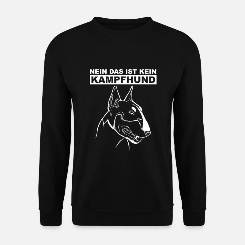 Bullterrier Bully Miniatur Bullterrier Spruch - Unisex Pullover - Schwarz