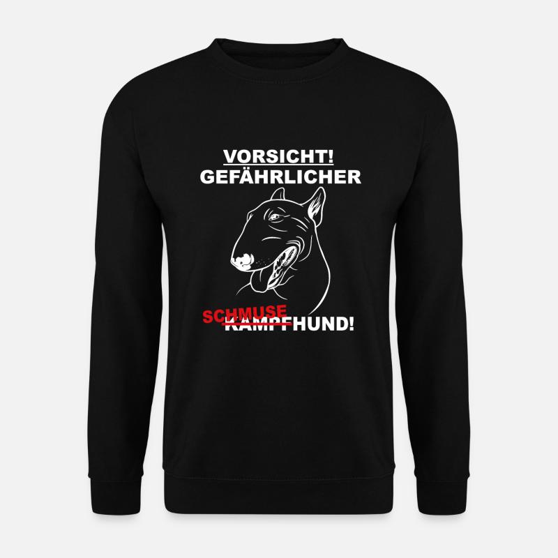 Bullterrier Bully Miniatur Bullterrier Spruch - Unisex Pullover - Schwarz