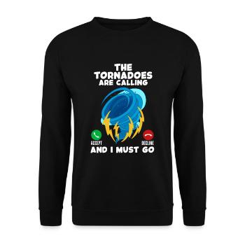 Tornado - Unisex Pullover - Schwarz - Vorne - Alina (178cm) & Michal (187cm)