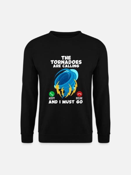 Tornado - Unisex Sweatshirt - black