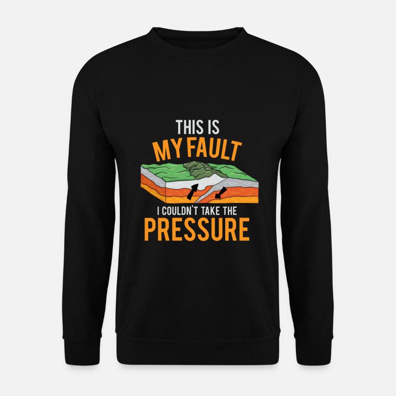 Erdbeben - Unisex Pullover - Schwarz