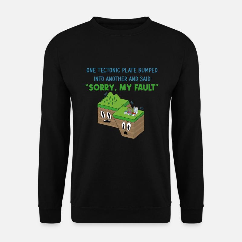 Erdbeben - Unisex Pullover - Schwarz