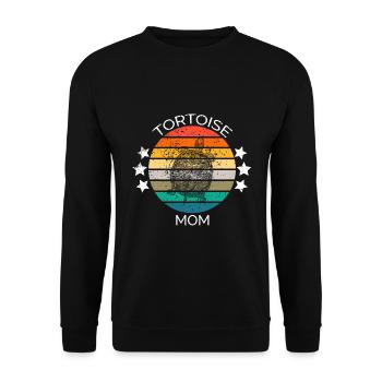 Maman tortue - Sweat-shirt Unisexe - noir - Devant - Alina (178cm) & Michal (187cm)