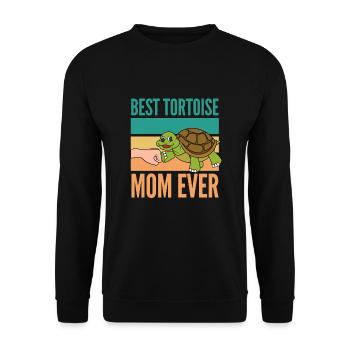 Meilleur moma tortue de tous les temps - Sweat-shirt Unisexe - noir - Devant - Alina (178cm) & Michal (187cm)