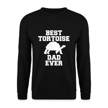 Meilleur père tortue de tous les temps - Sweat-shirt Unisexe - noir - Devant - Alina (178cm) & Michal (187cm)