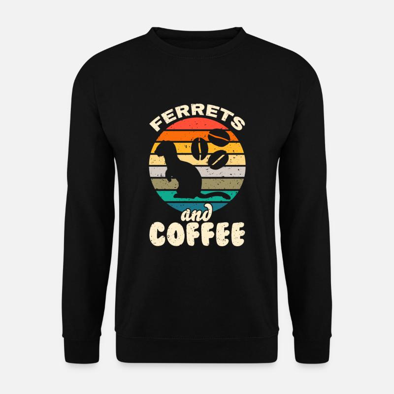 Frettchen - Unisex Pullover - Schwarz