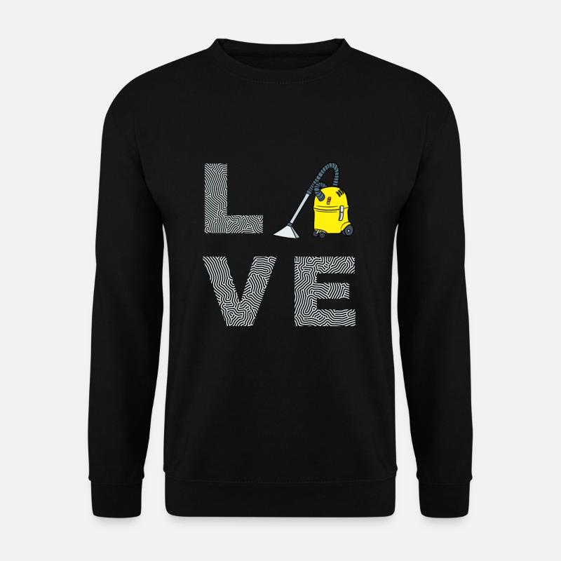Staubsauger Reinigung Reinigungskraft Geschenk - Unisex Pullover - Schwarz