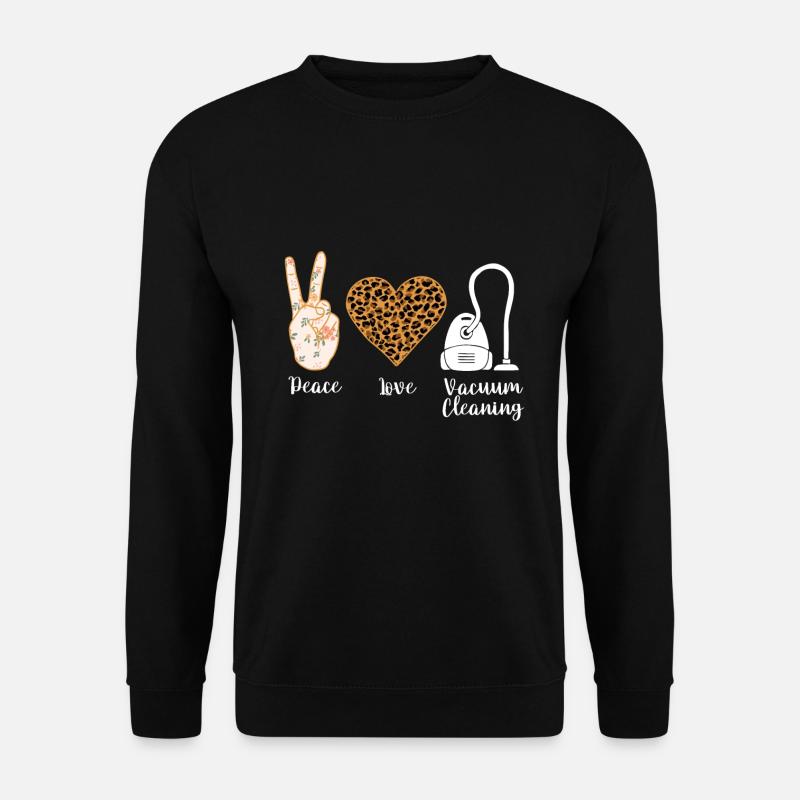 Staubsauger Reinigung Reinigungskraft Geschenk - Unisex Pullover - Schwarz