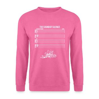 The Sound Of Silence - Unisex Pullover - Pink - Vorne