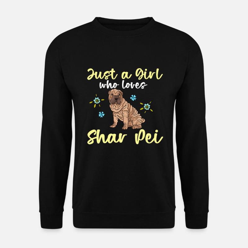 Shar Pei chinois - Sweat-shirt Unisexe - noir