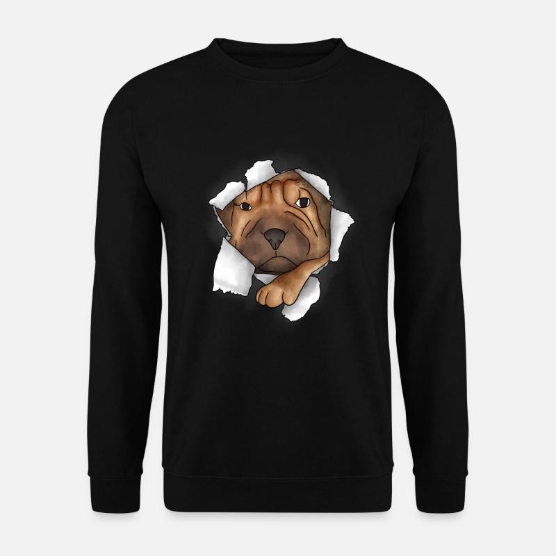 Chinese Shar Pei - Unisex Sweatshirt - black